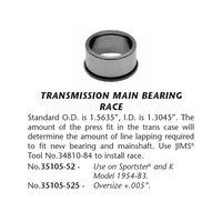 TRANSMISSION MAIN BEARING RACE